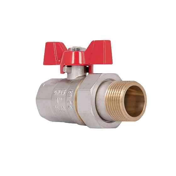 Кран кульовий "Американка" Thermo Alliance Standart 1" ВН прямий SD220NW25PN40 Київ