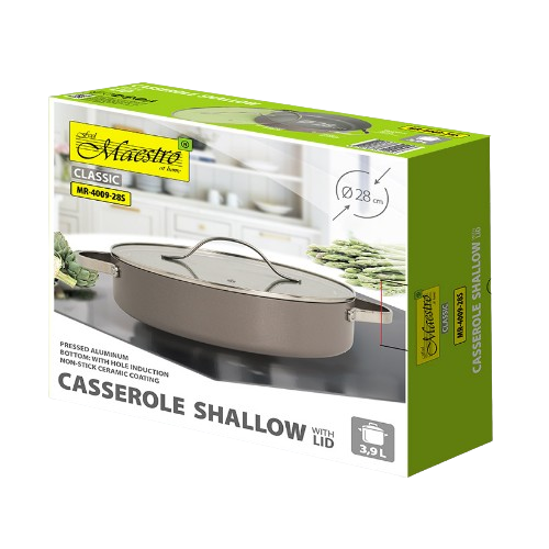 Каструля 3,95л з кришкою а/п Ceramic MR-4009-28S Maestro Житомир