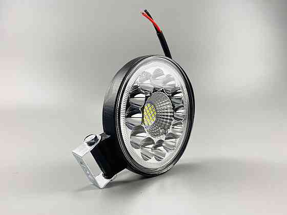 Фара LED кругла 33 led діода 6500K, автомобільне світлодіодне робоче світло Мукачево