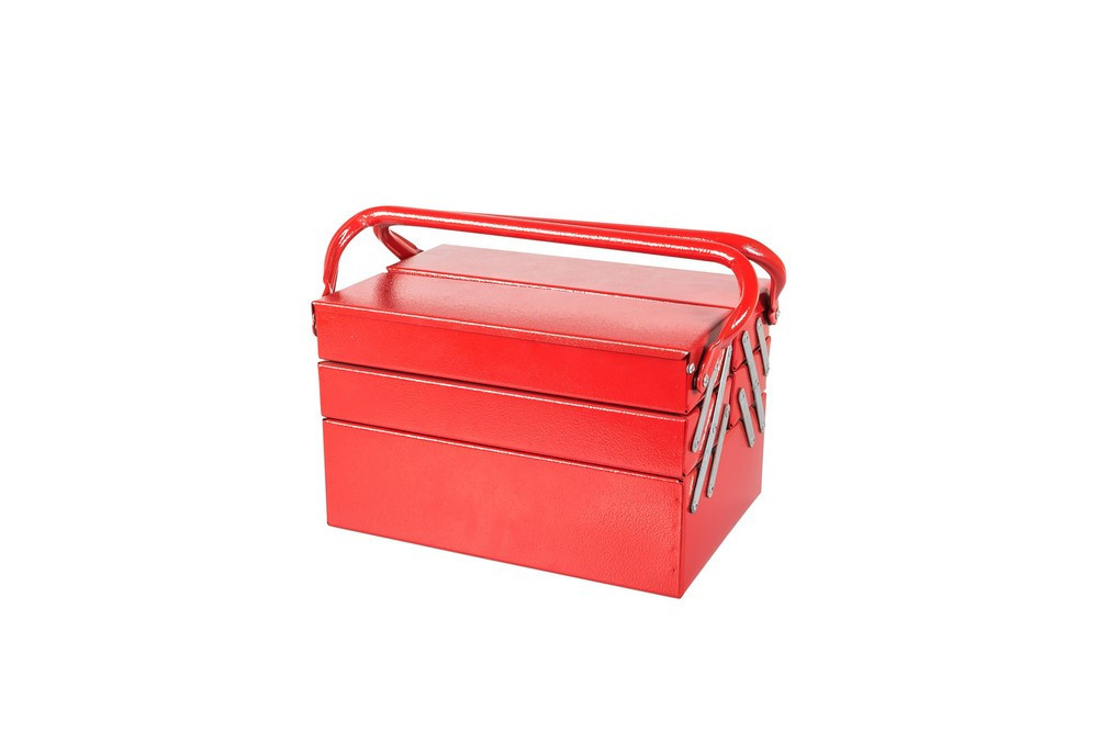 Ящик для инструмента MASTERTOOL металлический 330 мм 3 яруса/5 отделений 79-3305 Ровно - изображение 1