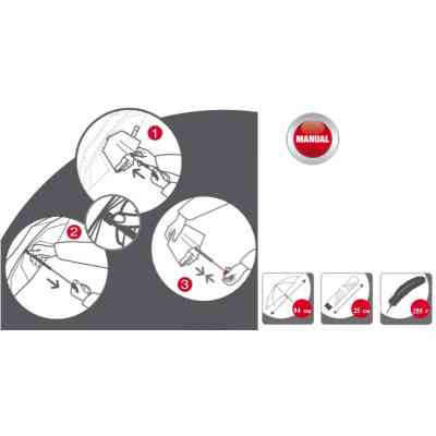 Парасоля Knirps E.050 Red (Kn95 1050 4801) Вінниця