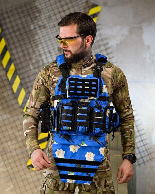 Плитоноска 4 быстрых сброса с напашником NETFLIX SIR  ПП4636 Одесса - изображение 1