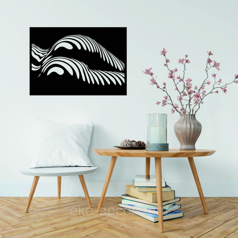 Декоративное настенное Панно «Девушка» , Декор на стену 110*77 см, Черный Киев - изображение 10