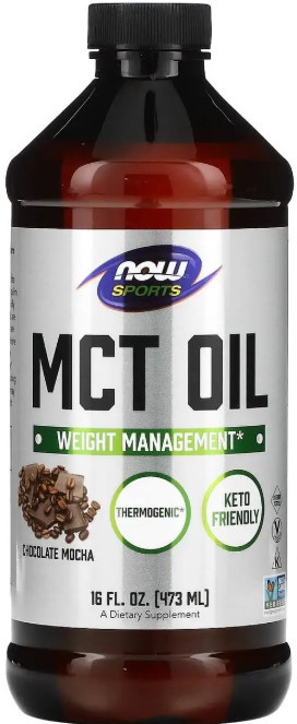 Масло МСТ для похудения Now Foods MCT Oil  473 мл шоколадный мокко Киев - изображение 1