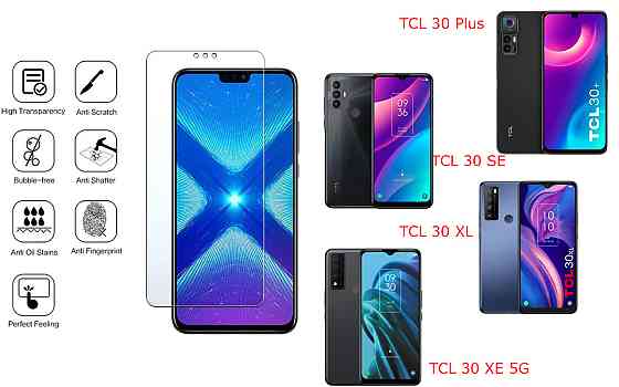 Защитное стекло NeoGlass для TCL 30 Plus, TCL 30 SE, TCL 30 XL, TCL 30 XE 5G – ультрапрозрачное и устойчивое Киев