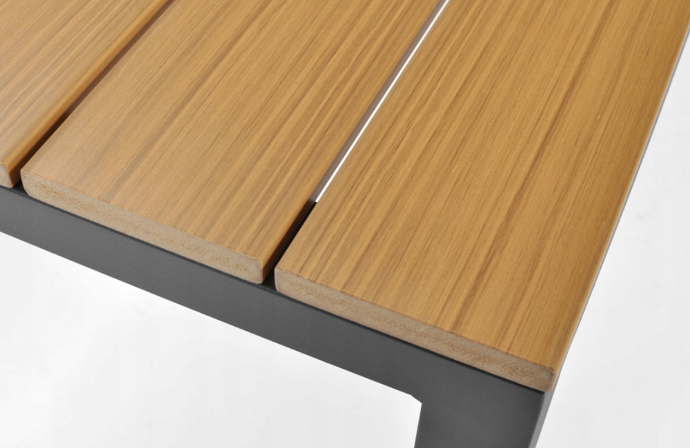 Комплект садових меблів LAGOS (кутовий диван + столик) зі сталі, з подушками, Сірий (Польща) Київ - фото 8