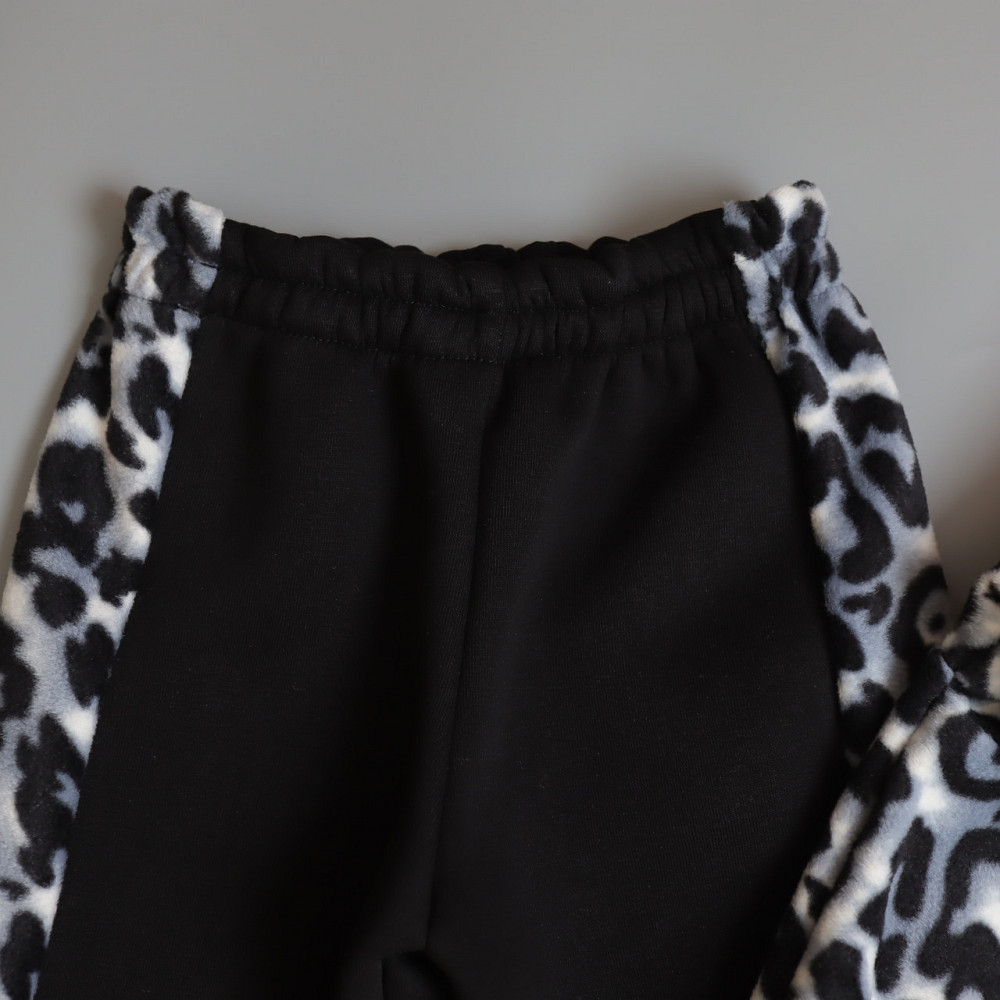 Черный демисезонный костюм лео серый (толстовка на молнии+брюки) Каменец-Подольский - изображение 7