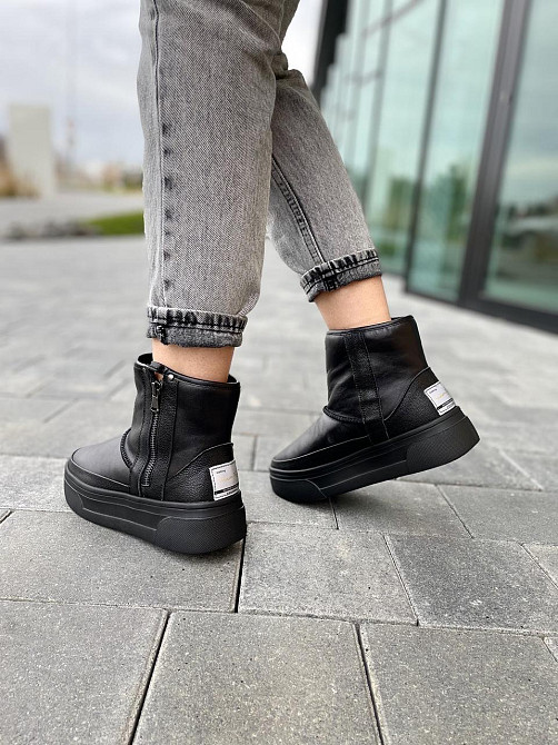 Marko Угги жіночі DE MARKO чорні натуральна шкіра зима 38р.39р. (4850) Коломия - фото 5