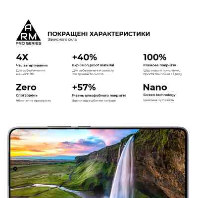 Скло захисне Armorstandart ArmorStandart Pro Xiaomi Poco F7 Pro Black (ARM80413) Вінниця