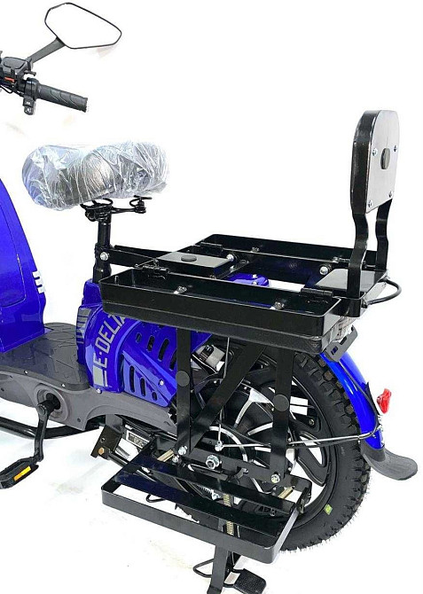 Електричний велосипед Crosser E-Delta 60V 15Ah (800ВТ) Синій! Харків - фото 6