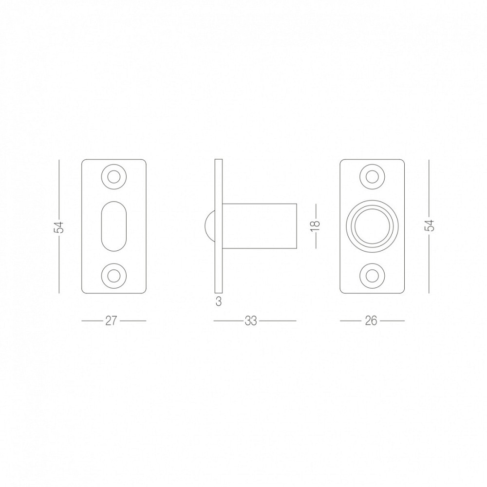 МЕХАНІЗМ КУЛЬКОВИЙ ДЛЯ МІЖКІМНАТНИХ ДВЕРЕЙ MB-100 SB Київ - фото 2