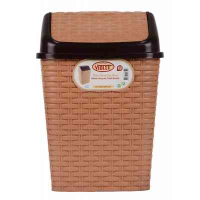Контейнер для сміття Violet House 0752 Ротанг Cream 10 л (0752 Роттанг CREM 10 л) Вінниця