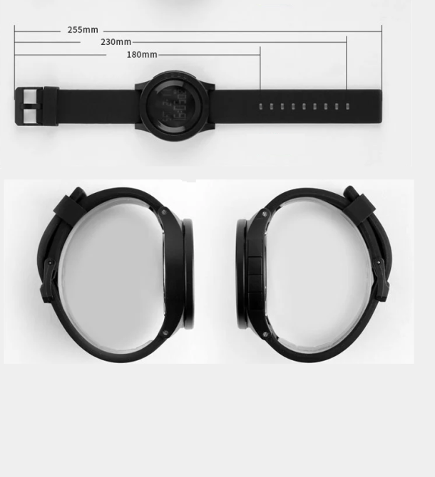 Наручные часы Skmei 1193 с подсветкой Черный Винница - изображение 7