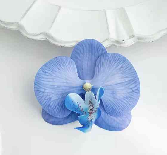 Затискач для волосся Орхідея Синій Сміла