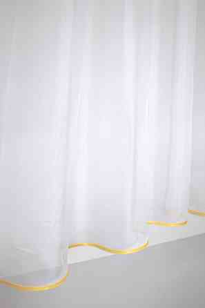 Кухонная гардина VR-Textil № 036к арка белый с желтым 280х170 см (52-0510) Киев