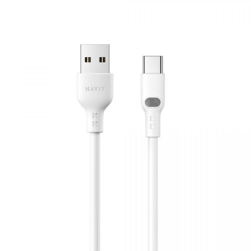 Кабель USB QC Type-C Havit HV-CB6282 3,0A білий Житомир - фото 1