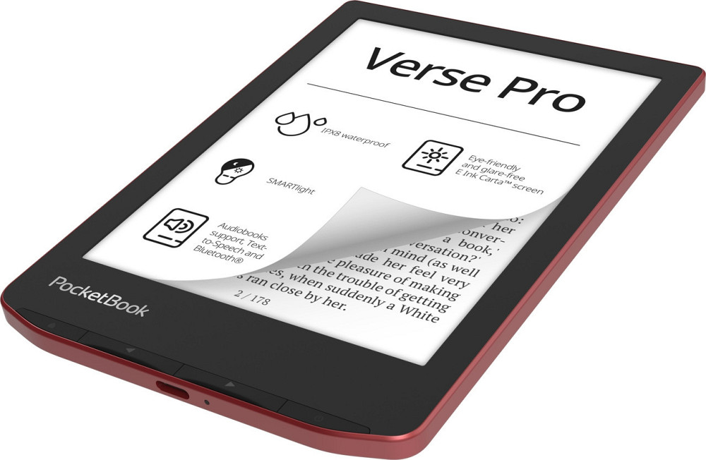 Електронна книга PocketBook 634 Verse Pro Passion Red (PB634-3-CIS) Червоний Харьков - изображение 6