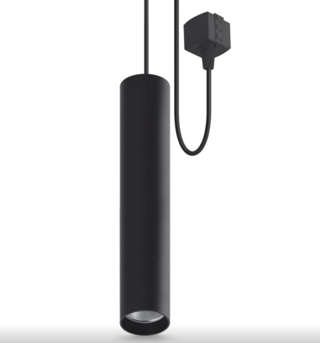 LED Світильник трековий підвісний 10W 4100К чорний VL-ST-10034B Videx Житомир - фото 3