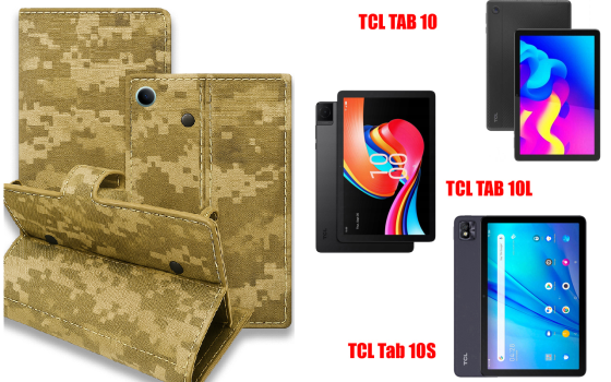 Книга-трансформер для планшета Tcl Tab 8 Lte, цвет Black Pixel Киев
