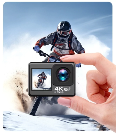 Экшн камера V8 Full HD 4K Wi-Fi с пультом ДУ и водонепроницаемым боксом Винница - изображение 8