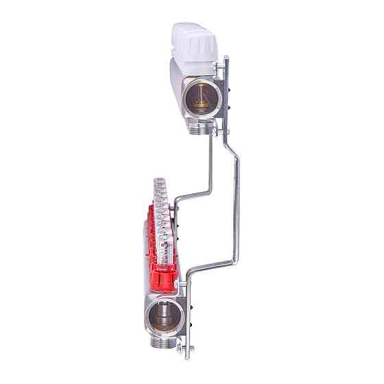 Колекторний блок з витратомірами Nolf NF.2100-11S 1"x11 (корпус нержавіюча сталь) (NF3025) Київ