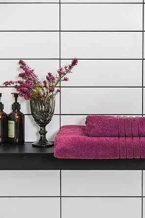 Ecotton Рушник Ecotton 50х90 см махровий високої щільності 420 г/м² вишневий Raspberry Киев