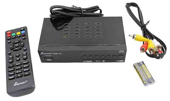 ТВ-приймач тюнер Eurosky ES-17 / металевий корпус / DVB-T 2 (Гарантія 1 рік) Дніпро