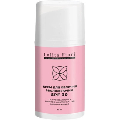 Крем для лица Lalita Fiori Увлажняющий SPF30 50 мл (4820230955507) Винница - изображение 1