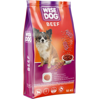 Сухий корм для собак Wise Dog Beef 10 кг (4820111141562) Вінниця - фото 1