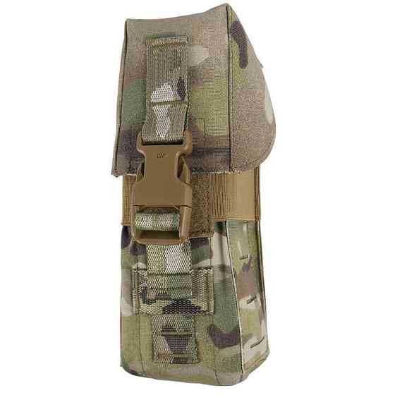 Тактический закрытый подсумок под 2 магазина Kiborg Military Multicam. Закрытый подсумок для магазинов АК, AR Киев