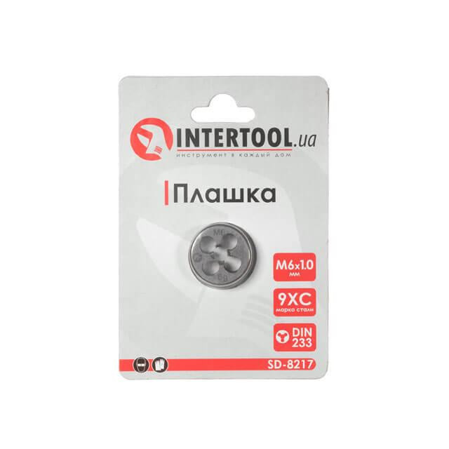 Плашка, M6×1,0 мм INTERTOOL SD-8217 Київ - фото 3