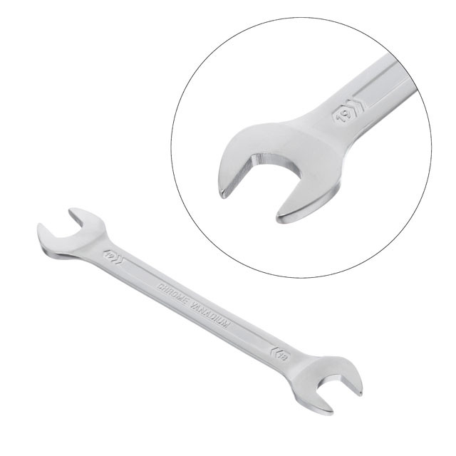 Ключ ріжковий, 18-19 мм, Cr-V, покриття: сатин-хром, DIN3110, STORM Львів - фото 3