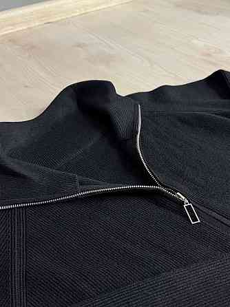 Костюм жіночий Joy one 382 вʼязаний брюки з кофтою на блискавці чорний, чорний, one size Київ