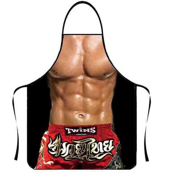 Фартух з приколом Чоловік боксер 75 на 60 см різнобарвний Київ