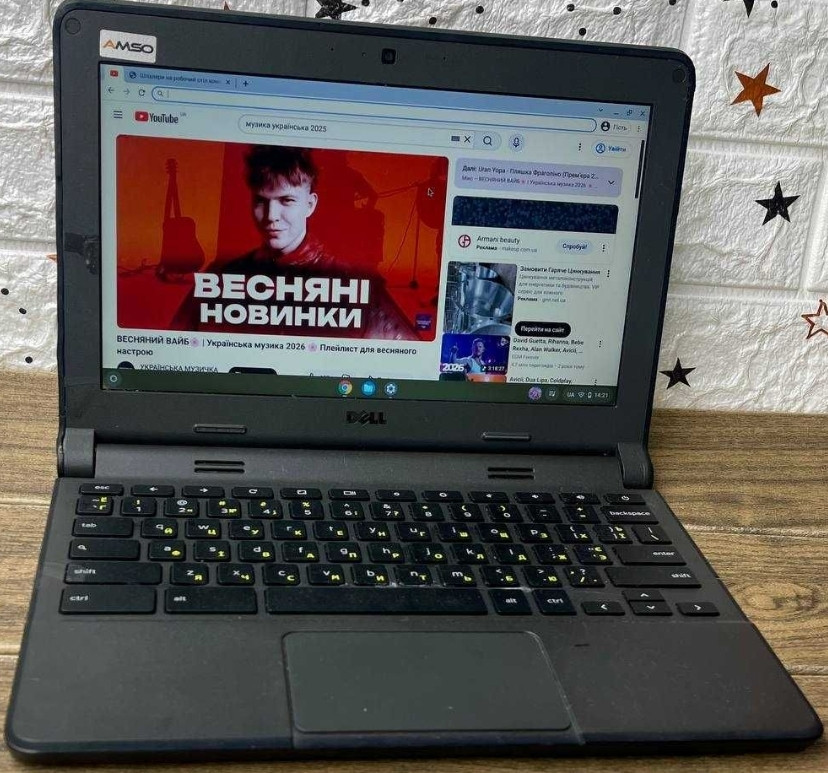 Dell Chromebook (нетбук)   Хромбук Dell Chromebook Ram 4 ГБ. Харьков - изображение 5