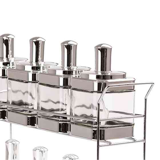 TS Kitchen Банки для сипучих продуктів набір з 8 шт скляні ємності для зберігання з кришкою і л Коломыя