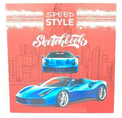 Скетчбук "Аркуш" інтег обкл 195*195 48арк виб. УФ-лак, мат.лам.1В2100 Speed Style, шт Київ - фото 1