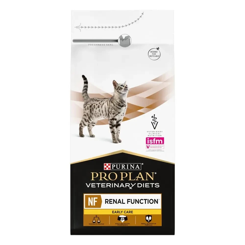 Сухий дієтичний корм PRO PLAN VETERINARY DIETS NF Renal Function Early Care для дорослих котів для підтримання функції нирок при хронічній хворобі нир Київ - фото 1