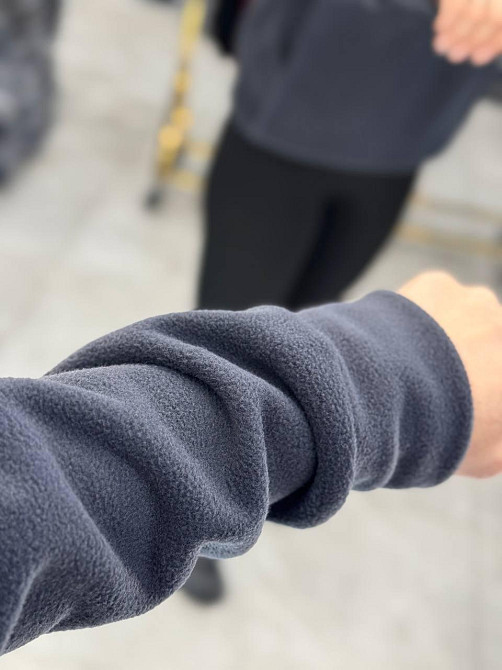 Жіноча стильна та комфортна худі в спортивному стилі Турецький фліс "PoIar" Графіт, 42/44 Одеса - фото 4