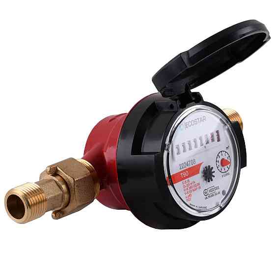 Счетчик горячей воды ECOSTAR DN15 1/2″ E-D R160 Киев