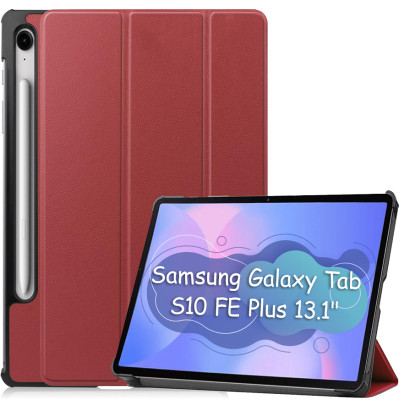 Чехол для планшета BeCover Smart Case Samsung Galaxy Tab S10 FE Plus (SM-X620/SM-X626) 13.1" Red Wine (713385) Винница - изображение 1
