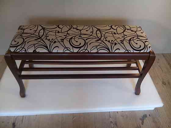 Банкетка з полкою Сієста New 1100, біла/Німфа 1а Київ