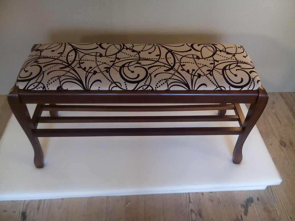 Банкетка з полкою Сієста New 1100, біла/Німфа 1а Київ - фото 2