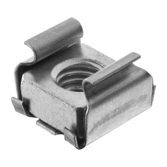 Гайки, шайби, накрутки, Гайка-вставка Сріблястий, Метал, Розміри (мм): T-12.7x12 H-8.9 M-6. Марка автомобіля: Київ