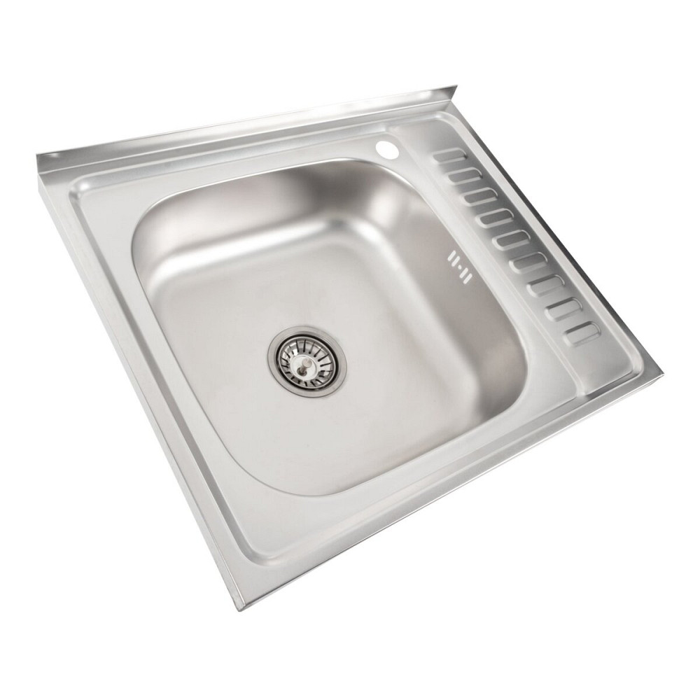 VALESO Кухонна мийка з нержавіючої сталі Valeso САТИН 6050 L (0,7/160 мм) Київ - фото 2