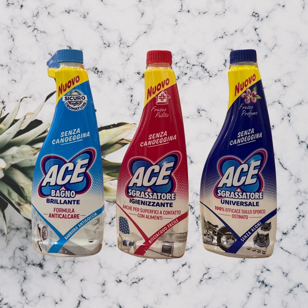 Универсальное средство для чистки ACE SGRASSATORE Universale 500 мл Виноградов - изображение 3