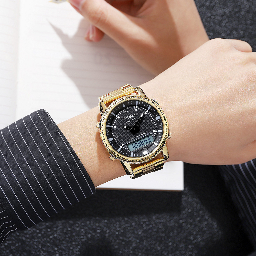 Skmei 1898GDWT Gold-White SBR Киев - изображение 3