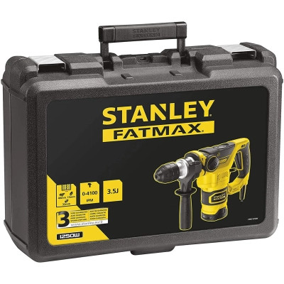 Перфоратор Stanley SDS-Plus, 1250 Вт, 3.5 Дж, 850 об/мин, кейс (FME1250K) Винница - изображение 3