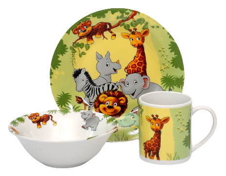 Дитячий набір Limited Edition JUNGLE, 3 предмети (6869937) Київ