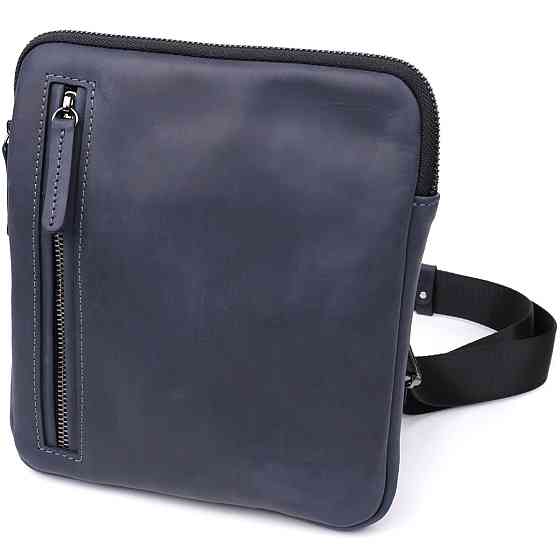 Сумка невеликого розміру для чоловіків на плече з натуральної шкіри (SHVIGEL) Київ